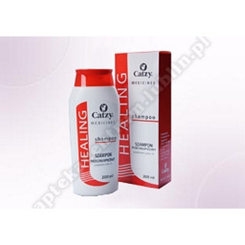 HEALING przeciwłupieżowy szampon leczn. 0,01g/1g 200ml- czerwony
