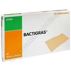 Opatr.paraf.BACTIGRAS z chlorhexyd. 15x20cm x 1 sztuka/10sztuk *