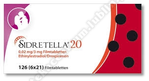 Sidretella 20 tabl.powl. 0,02mg+3mg 21tabl LEK WYDAWANY NA RECEPTĘ LEKARSKĄ-TYLKO ODBIÓR OSOBISTY