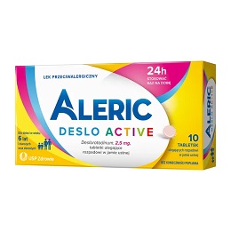 Aleric Deslo Active tabletki ulegające rozpadowi w jamie ustnej 2,5mg 10 tabl.