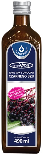 Sok z owoców czarnego bzu sambuVital płyn 490ml