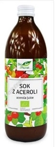 Sok z aceroli BIO 500ml BIO PLANET data ważności 11.24r