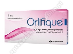 Orlifique tabl.powl. 0,1mg+0,02mg 28 tabl..LEK WYDAWANY NA RECEPTĘ LEKARSKĄ-TYLKO ODBIÓR OSOBISTY