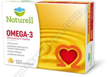 NATURELL Omega-3 kaps. 0,5 g 120 kaps.