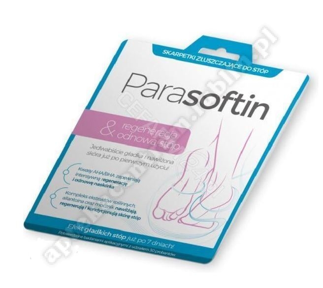 PARASOFTIN Skarpetki złuszczające 2sasz.-data ważnosci 30.04.2025