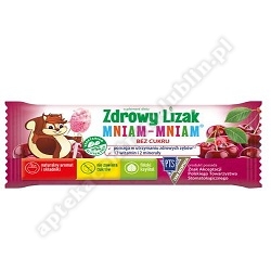 Zdrowy lizak MNIAM-MNIAM Wiśnia 1 sztuka *