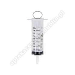 Strzykawka 3-częściowa jednorazowego użytku 100 ml z końcówką do cewnika, 1 szt. *