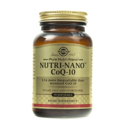 SOLGAR NUTRI-NANO CoQ-10 kaps. 50 kaps.