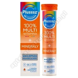 Plusssz  Multiwit.+ Minerały tabletki musujące po 20 tab. *