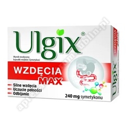 Ulgix Wzdęcia Max kaps.miękkie 0,24g 15kap *