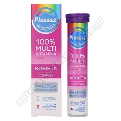 Plusssz 100% Multiwitamina Kobieta Complex 20 tabl.mus. *