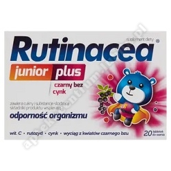 Rutinacea Junior Plus tabl.do ssania  20 tab. *