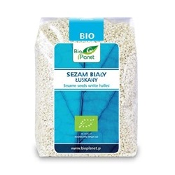 SEZAM BIAŁY ŁUSKANY BIO 250 g - BIO PLANET *