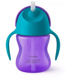 AVENT Kubek z giętką słomką 9m+ scf796/02