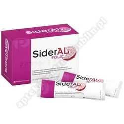 Sideral Folic proszek w saszetkach z żelazem i witaminami, 20 szt. *