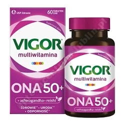 Vigor Multiwitamina Ona 50+ tabl. 60tabl. *