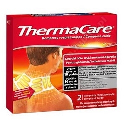 Plastry ThermaCare rozgrzewające na szyję 2 sztuki