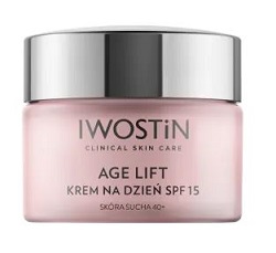 IWOSTIN AGE LIFT Krem na dzień SPF15 skóra sucha 40+ 50ml*-data waznosci 30.09.2025-dostepne 1 op