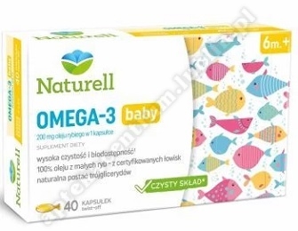 Naturell Omega 3 Baby kaps.twistoff 40kaps