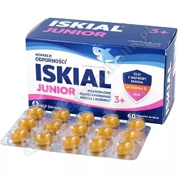 Iskial Junior kaps.do żucia 60 kaps.