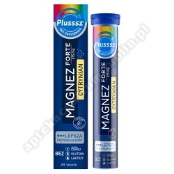Plusssz Magnez Forte Cytrynian tabl.mus. 24 tabl.*