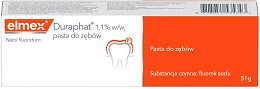 Elmex Duraphat pastadozęb. 1,1% 1tub.po 51g