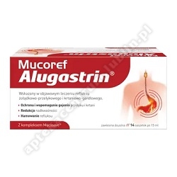 Mucoref Alugastrin zaw.doust. 14sasz.po15 ml *