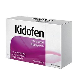 Kidofen czop.doodbyt. 60 mg 10 czop. *