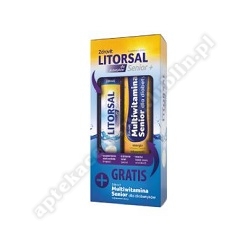 Zdrovit Litorsal Senior+ dla diabetyków + Zdrovit Multiwit. Senior dla diabetyków 24 tab.*