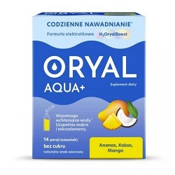 Oryal Aqua+ ananas, kokos, mango 14sasz *