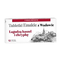Tabletki Emskie Z Wadowic mięt.tabl  12 tabl. *