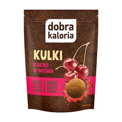 Kulki daktylowe kakao&wiśnia bez dodatku cukrów Dobra Kaloria 58 g*