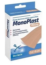 Plaster tkaninowy cielisty 1 m x 6 cm MonoPlast 1 szt. *