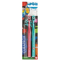 Curaprox Kids szczoteczki dla dzieci ultra soft Graffiti Edition 2 szt. *