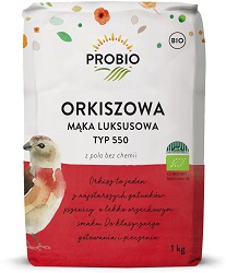 Mąka orkiszowa luksusowa  TYP 550 BIO 1 kg *