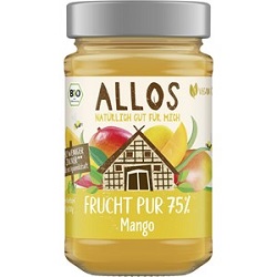Mus z mango (75 % OWOCÓW) BIO 250 g - ALLOS*