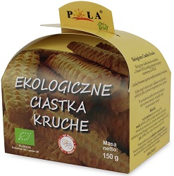Ciastka kruche z maszynki jak u babci BIO 150 g - PIEKARNIA POLA *