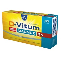 D-Vitum 2000 j.m. Magnez B6 kaps. 30kaps.*