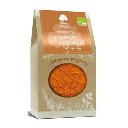 Eko Cynamon cejloński mielony 200g -Dary Natury *