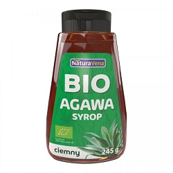 Syrop z agawy ciemny BIO 245g - NATURAVENA*