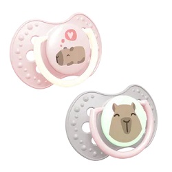 Smoczek LOVI Capichill 22/932GIRL0-6 2 szt*