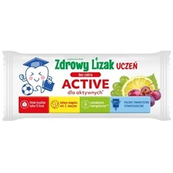 Zdrowy Lizak Uczeń Bez Cukru Active lizaki 1 szt.