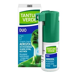 Tantum Verde Duo aerozol (1,5mg+5mg)/ml 15 ml
