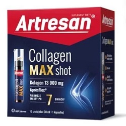 Artresan Collagen Max Shot 15 szt. po 30 ml (+ 15 kaps.)*