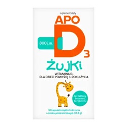 ApoD3 Żujki kaps.dożuciamiękkie 30kaps.*