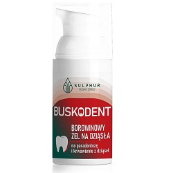 Buskodent Borowinowy Żel na dziąsła 35g *