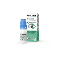 Oftalergin Krople przeciwalergiczne do oczu nawilżające z ektoiną 2% 10ml *