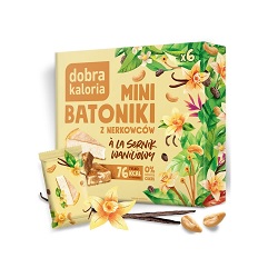 Batoniki mini z nerkowców a&rsquo;la sernik waniliowy Dobra Kaloria 6x17g *