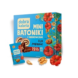 Batoniki mini z nerkowcami a&rsquo;la makowiec Dobra Kaloria 6x17g *
