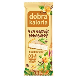 Baton z nerkowców a&rsquo;la sernik waniliowy Dobra Kaloria 35g *